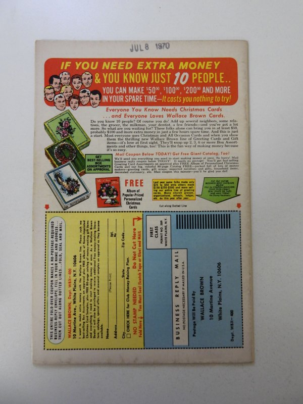 Thor #180 (1970) FN/VF condition date stamp back cover