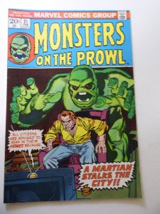 Monsters on the Prowl #21 (1973) FN Condition