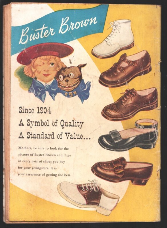 Buster Brown  #12 1950's-Panther Woman horror story-GGA panels-Roller coaster...