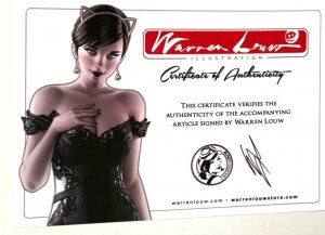 JENNIFER BLOOD #5 WARREN LOUW VIRGIN VARIANT SIGNED SET W/COA NM.
