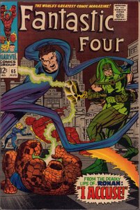 Fantastic Four #65 - 1st App of Ronan the Acuser (7.5 / 8.5) 1967