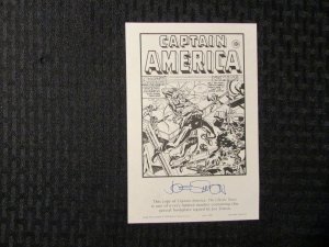 1979 BULLSEYE Action Portfolio SIGNED Bookplate Joe Simon VF-/FN- 11.5x15.5