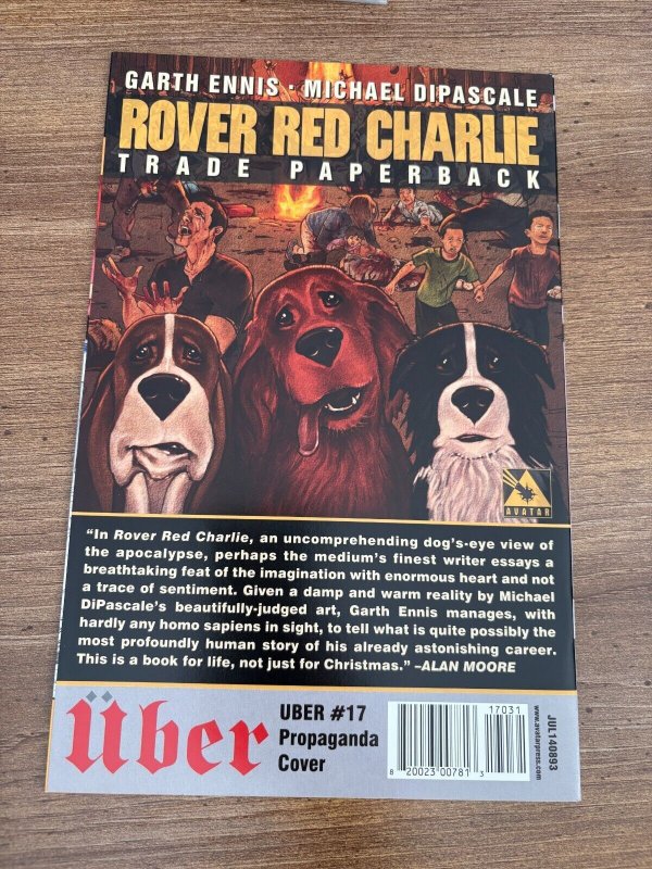 Uber # 17 NM 1st Print Propaganda Variant Cover Avatar Comic Book 21 J280