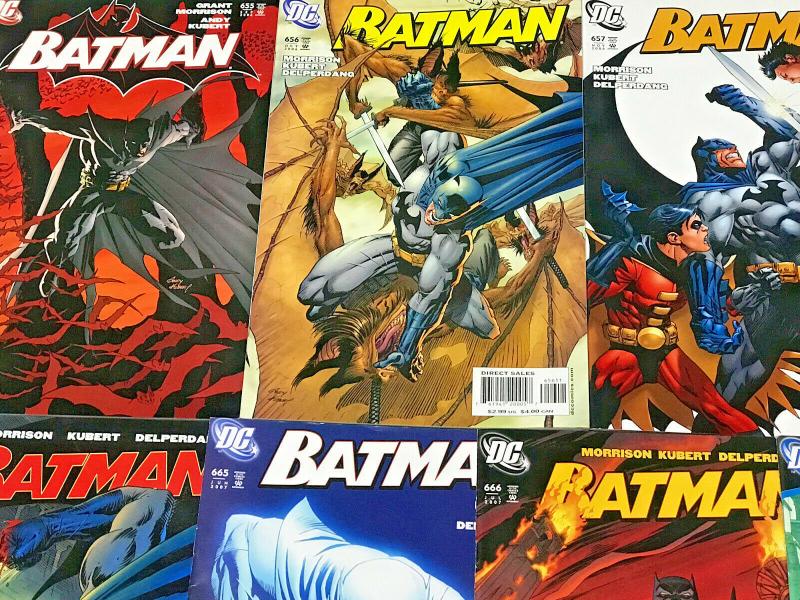 BATMAN#655-672 VF/NM LOT 2006 GRANT MORRISON (11 BOOKS) DC COMICS