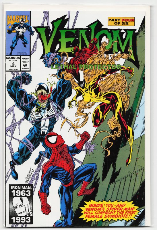 Venom: Lethal Protector #4 (1993) Venom [Key Issue]