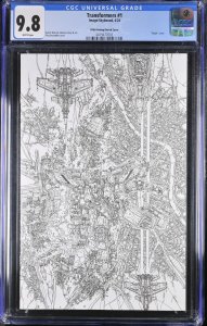 Transformers #1 CGC 9.8 5th Printing Sketch Cover Variant Image 2024 Void RIvals