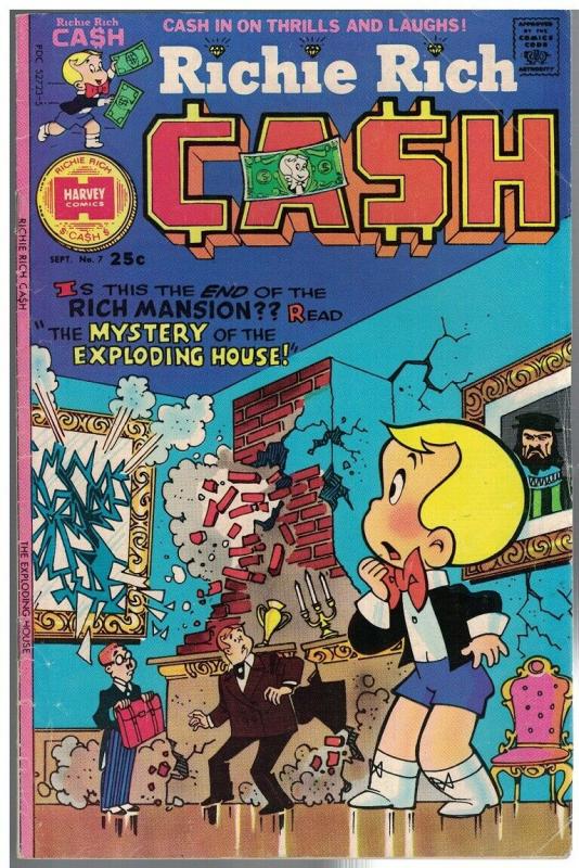 RICHIE RICH CASH (1974-1982) 7 G-VG Sept. 1975