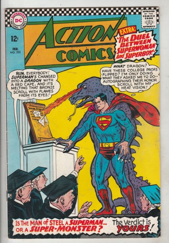 Action Comics #333 (Feb-66) VF/NM- High-Grade Superman