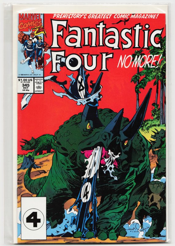 Fantastic Four #345 (1990) Fantastic Four