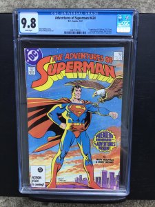 Adventures Of Superman 424 Cgc 9.8 White Pages Dc Comics