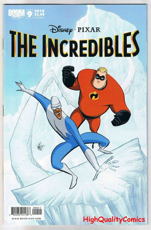 The INCREDIBLES #9, VF, Movie, Dash, Mirage, Syn, 2009, more Disney in store, 1