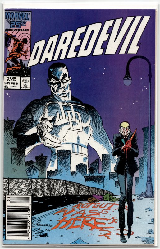 Daredevil #239 Newsstand Edition (1987) Daredevil