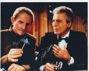 Autographed Rene` Aubonjonois /James Darren Deep Space Nine photo(No C.O.A.)