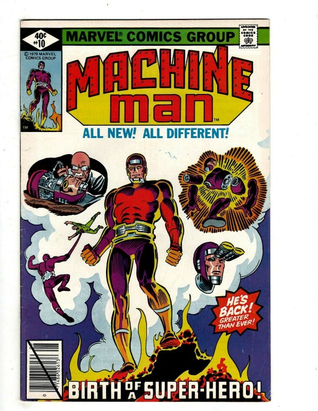 10 Machine Man The Living Robot Marvel Comics # 1 2 3 4 5 6 7 8 9 10 J461