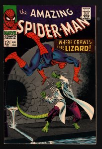 AMAZING SPIDER-MAN 44 VF+ 8.5 2nd LIZARD KILLER COPY(LOUISIANA  COLLECTION