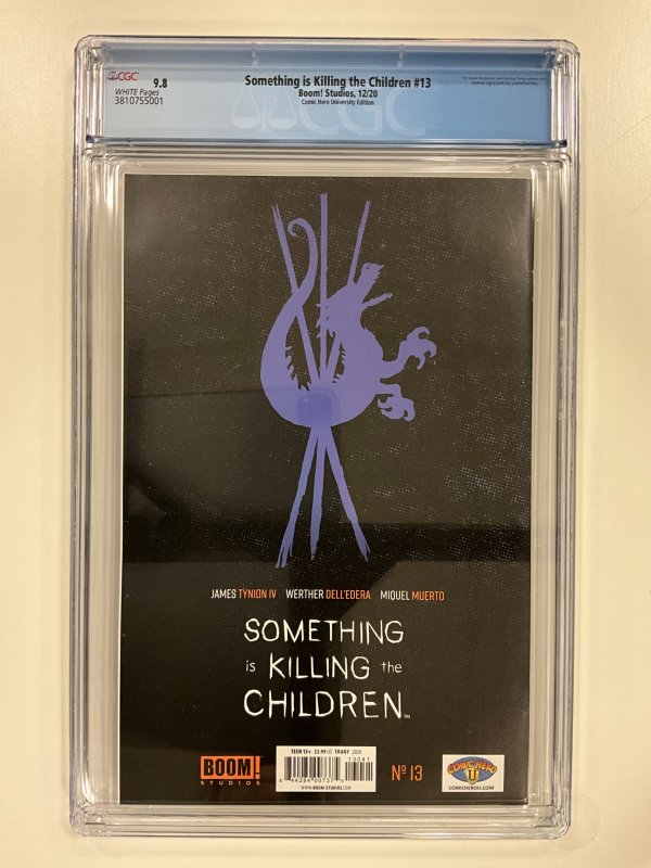 Something is Killing the Children #13 Comic Hero University Cover CGC 9.8