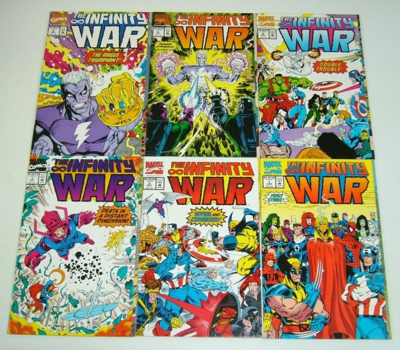 Infinity War #1-6 VF/NM complete series JIM STARLIN thanos & adam warlock set