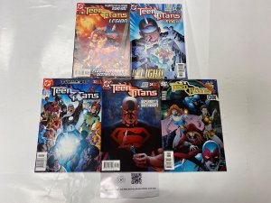 5 Teen Titans DC comic books #16 22 23 24 31 77 KM19