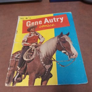 Gene Autry Comics 59 GOLDEN AGE 1952 Dell Comics Western MOVIE STAR HERO CLASSIC