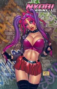 Nyobi Origins #1 Cover B Rose Variant Antarctic Press 2022 EB10