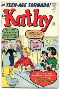 Kathy #16 1962- Marvel Humor- Stan Goldberg - ice cream cover VG