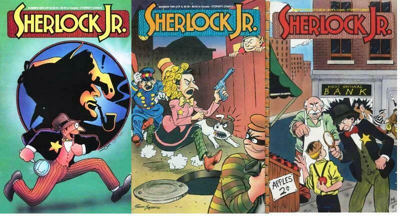 SHERLOCK JR. (1990 ET) 1-3  R.S.Smith (The Gumps)