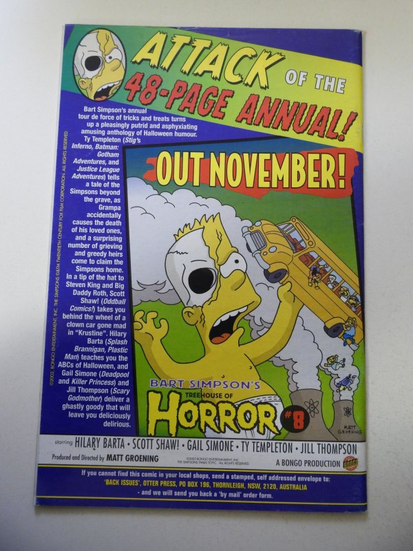 Futurama Comics #3 VG/FN Condition tape residue fc