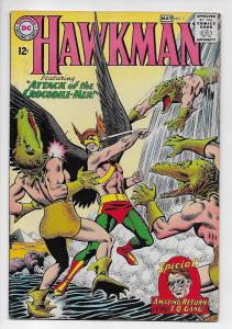 Hawkman #7 - Hawkgirl / Crocodile-Men (DC, 1965) - FN/VF
