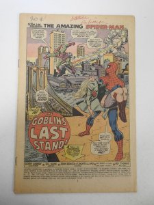 Amazing Spider-Man #122 (1973) Coverless ink 1st page
