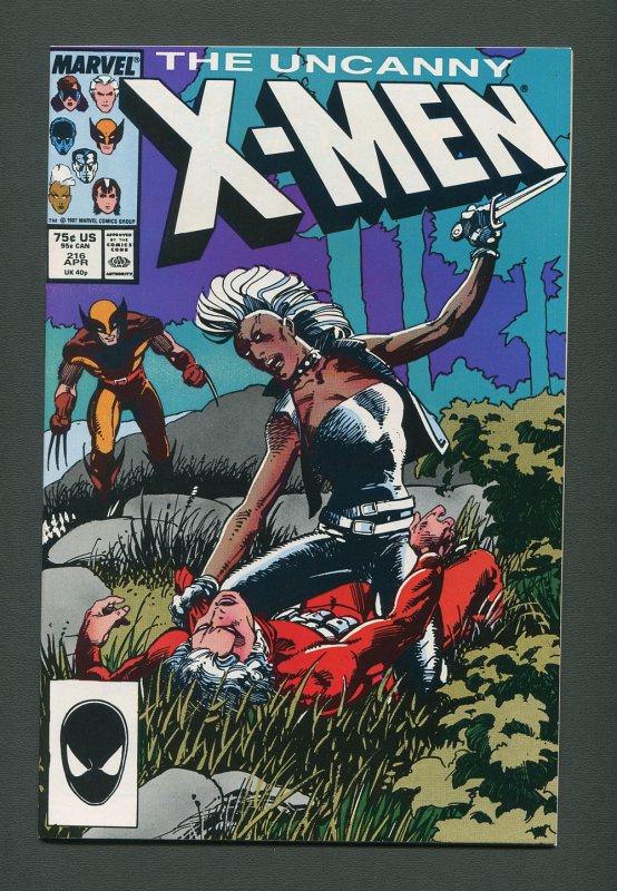 Uncanny X-Men #216  / 9.4 NM- 9.6 NM+ /  April 1987