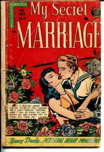 My Secret Marriage #15 1955-Superior-spicy art-step out of panels-Canadian-FR