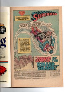 Action Comics #456 - Superman - shark - Jaws Homage cover - 1976 - FN