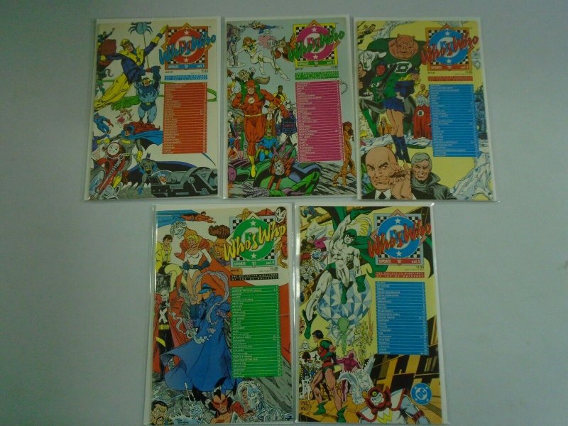 Who's Who Update 1987 set #1-5 8.5 VF+ (1987)