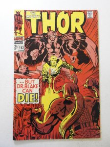 Thor #153 (1968) VG Condition moisture stain