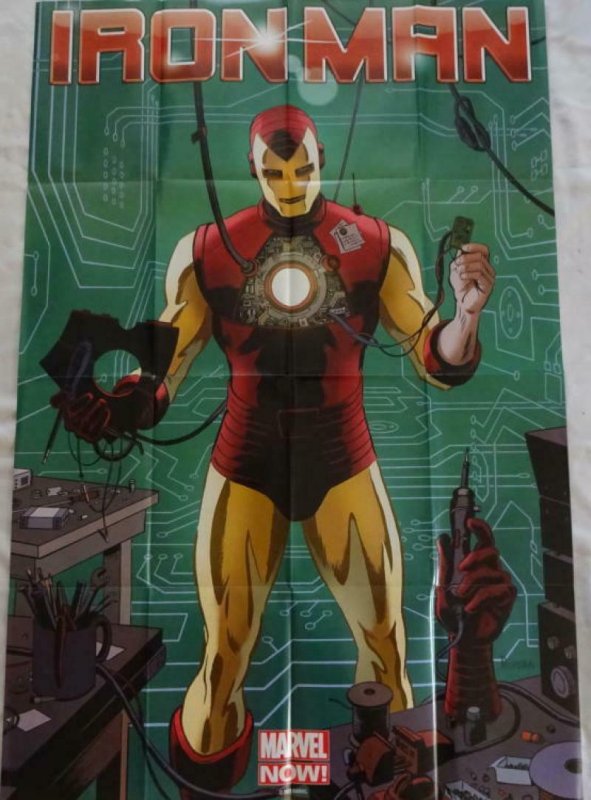 IRON MAN Promo Poster, 24 x 36, 2013, MARVEL, Unused more in our store 309