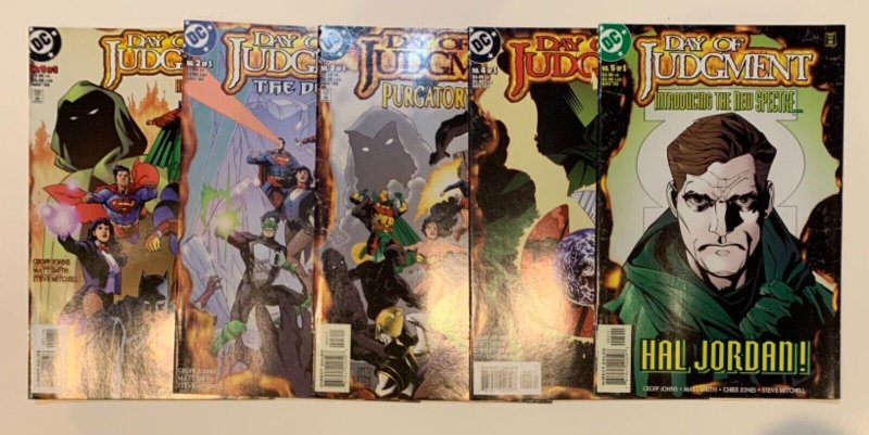 (1999) DAY OF JUDGEMENT #1-5 Complete Set! 1 2 3 4 5! HAL JORDAN BECOMES SPECTRE