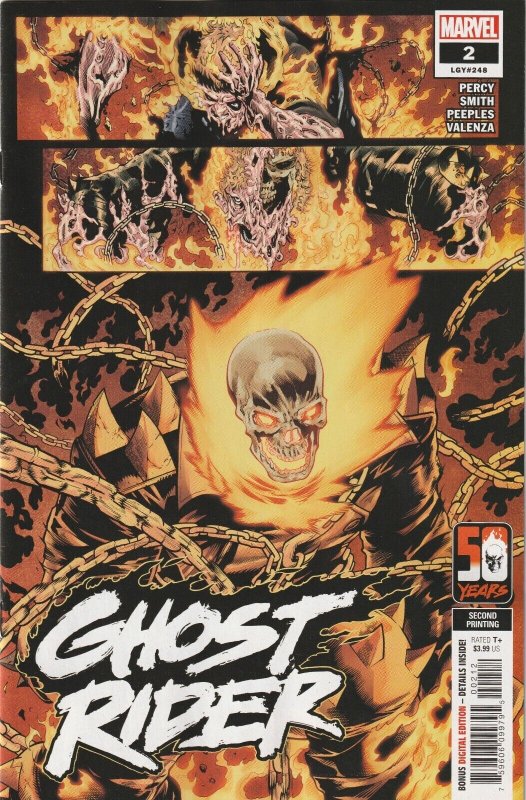Ghost Rider # 2 Variant 2nd Printing Cover NM Marvel 2022 [H9] | Comic  Books - Modern Age, Ghost Rider / HipComic