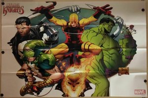 Marvel Knights 20th Quesada 2018 Folded Promo Poster (24 x 36) New! [FP236] 