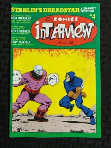 1983 COMICS INTERVIEW #4 FN- 5.5 Dreadstar / Jim Starlin / Roy G Krenkel