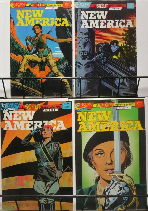 NEW AMERICA (1987-1988 EC)   1-4  SCOUT SPIN-OFF