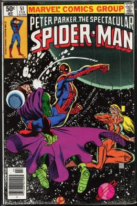 The Spectacular Spider-Man #51 Newsstand Edition (1981) Spider-Man