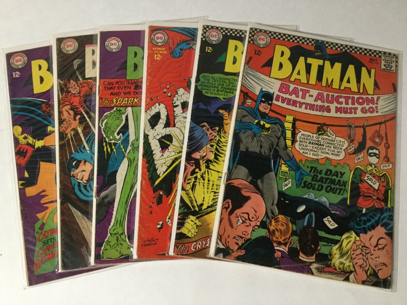 Batman 191 192 194-202 Lot Vg- - Vg+ Very Good- - Very Good+ 3.5-4.5 Dc