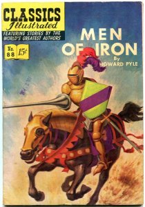 Classics Illustrated Comics #88 HRN 89- Men of Iron- Howard Pyle FN-