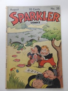 Sparkler Comics #35 (1944) Solid Good+ Condition!