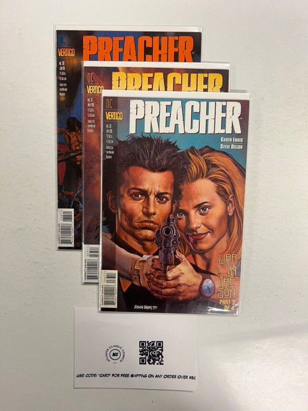 3 Preacher DC Comic Books # 36 37 38 Batman Superman Wonder Woman Flash 7 JS41