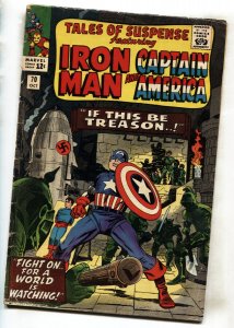 TALES OF SUSPENSE #70--1965--CAPTAIN AMERICA--MARVEL--SILVER-AGE--vg