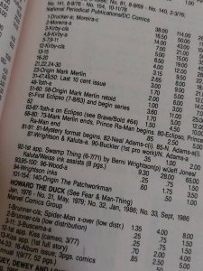 1991 COMIC BOOK COLLECTING OVERSTREET GUIDE VALENTINO F-VF