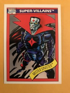 MR. SINISTER#65 : 1990 Marvel Universe Series 1,  NM/M,  X-Men