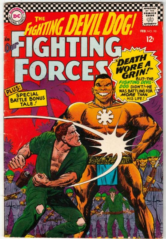 Our Fighting Forces #98 (Jul-65) VF High-Grade Lt. Larry Rock, the Fighting D...