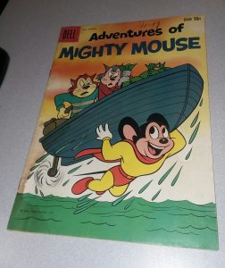 ADVENTURES OF MIGHTY MOUSE #145 dell comics THE WRONG DUMMY Cartoon funny animal